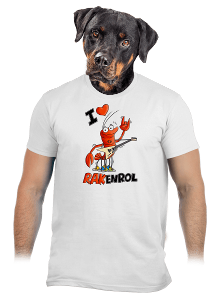 Rakenrol pánské tričko White
