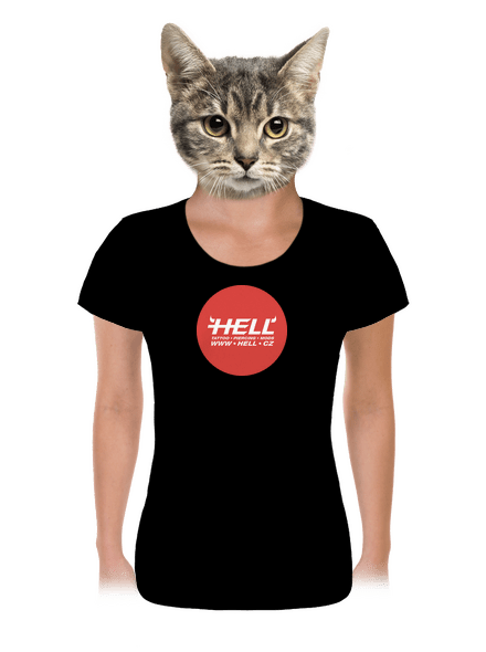 Hell logo dámské tričko Black