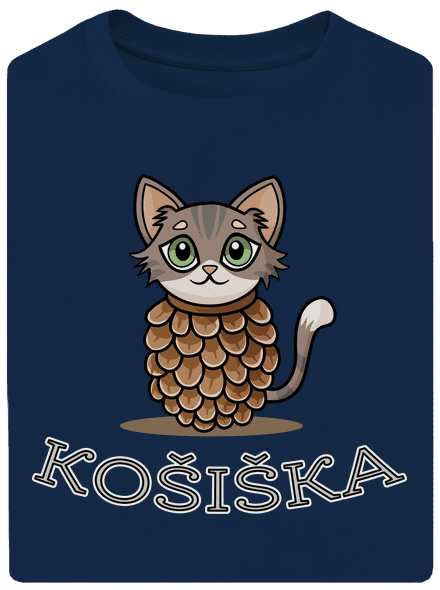 Košiška unisex tričko oversized Midnight Blue