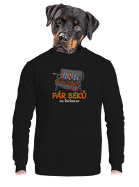 unisex mikina bez kapuce
