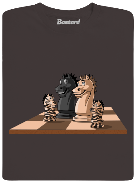 Šachová rodina pánské dlouhý rukáv Bear Brown