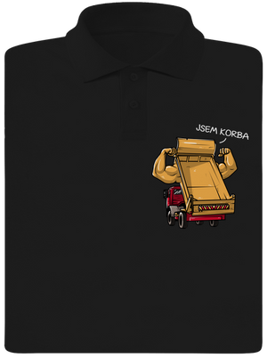 Korba pánská polokošile Black
