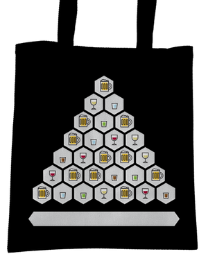 Obrázkový alko kvíz a fix taška Black