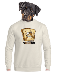 unisex mikina bez kapuce