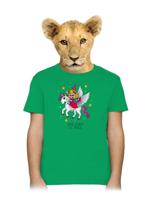 Holka ve škole dětské tričko Kelly Green