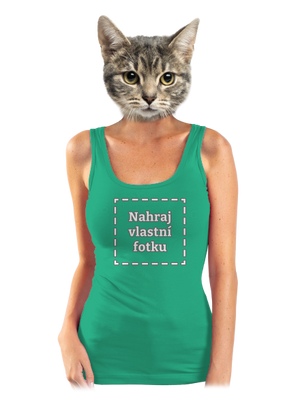 Vlastní potisk dámské tílko klasické Mint Mal