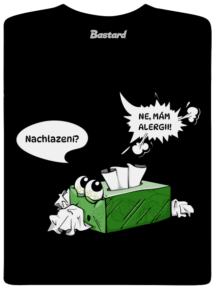 Mám alergii dětské tričko Black