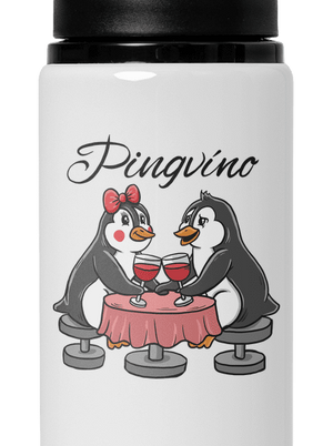 Pingvíno lahev na vodu White