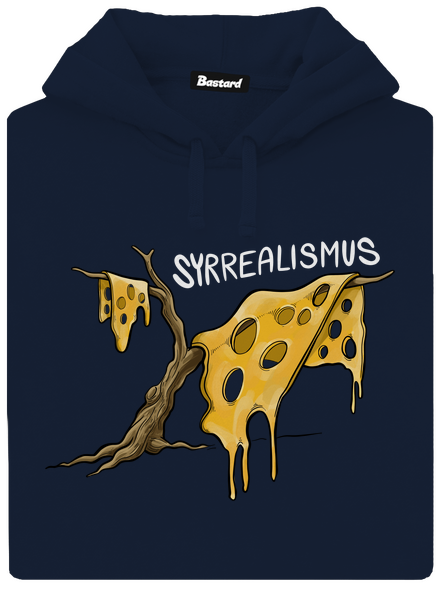 Syrrealismus pánská mikina klokanka Navy