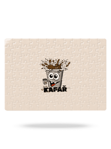 Jsem kafař puzzle White