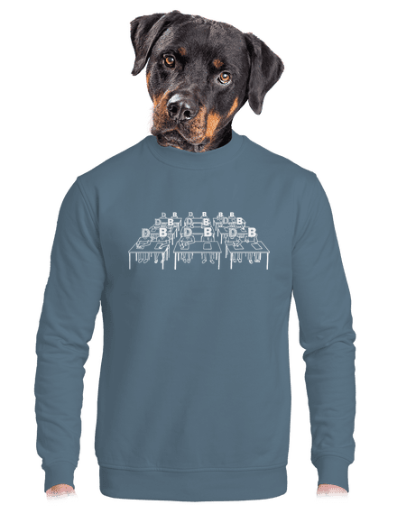 Cimrman: Debil, blbeček unisex mikina bez kapuce Nordic Blue