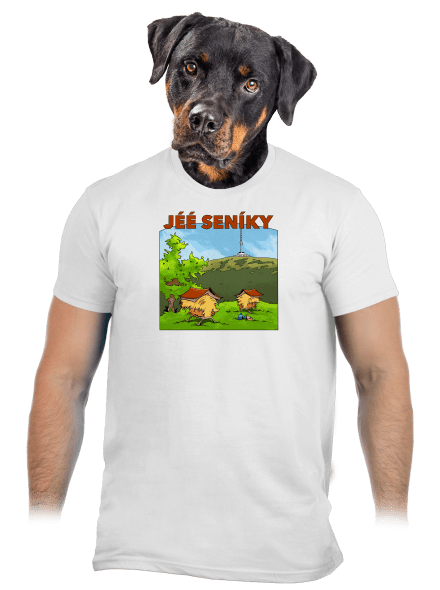 Jeseníky pánské tričko White