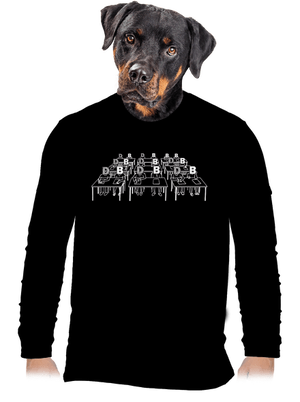 Cimrman: Debil, blbeček pánské dlouhý rukáv Black