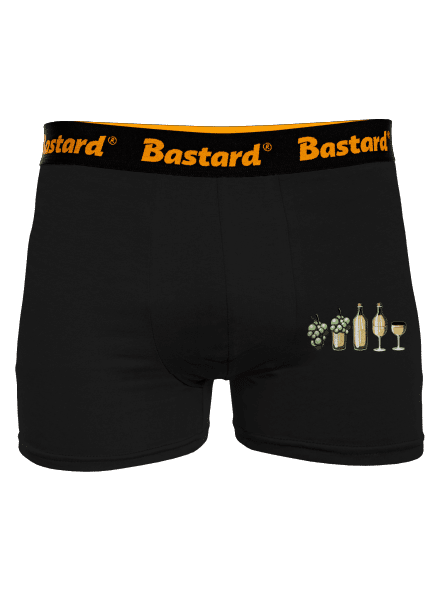 Evoluce bílého vína boxerky Black
