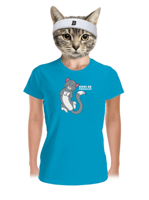 Chci se pomazlit dámské sportovní tričko Blue Atol