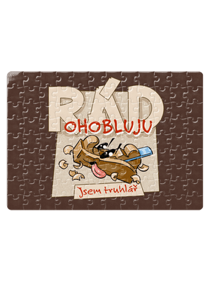 Jsem truhlář puzzle White