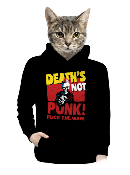Death's not punk dámská mikina klokanka Black