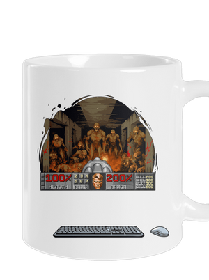 B17: Doom klasický hrnek White