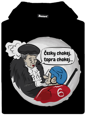 Český hokej dětská mikina klokanka Black