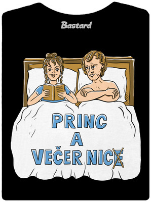 Princ a Večer nic dámské tričko Black