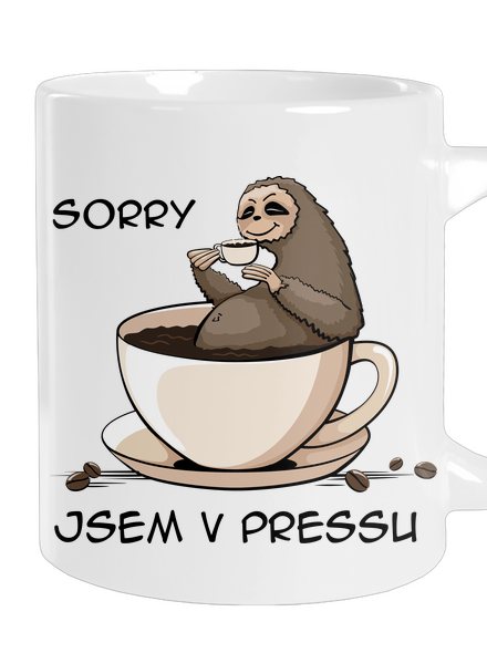 V pressu velký hrnek White