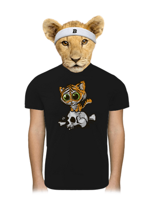 Tygřík dětské sportovní tričko Black