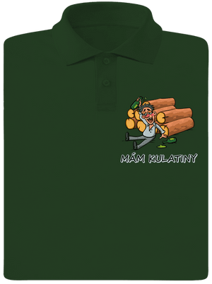 Mám kulatiny pánská polokošile Bottle Green Mal