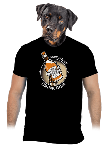 Save Water pánské tričko Black