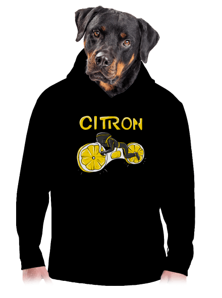 Citron Legacy pánská mikina klokanka Black