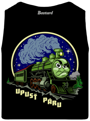 Upusť páru pánské tílko Black