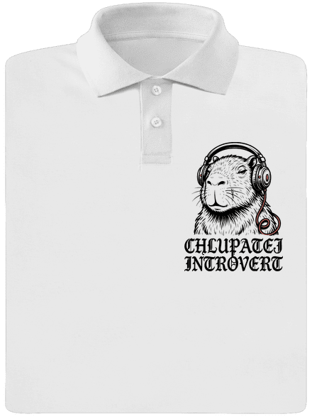 Chlupatej introvert pánská polokošile White
