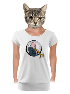 dámské tričko s lemem