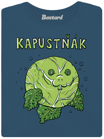 Kapustňák dámské tričko premium Petrol Blue