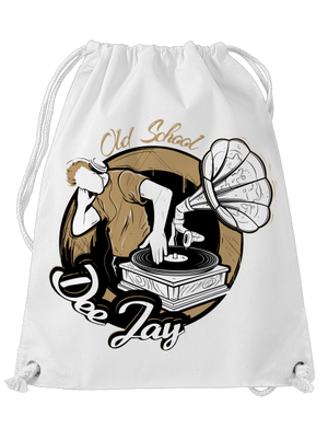 Old School DJ vak White