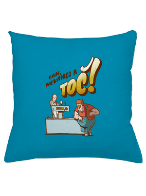 Neváhej a toč polštář Blue Turquoise