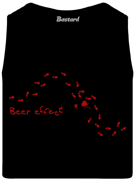 Beer effect pánské tílko Black