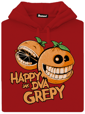 Happy grepy dámská mikina klokanka Red Mal