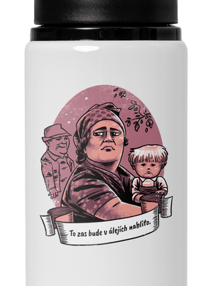 B14: Slavnosti sněženek lahev na vodu White