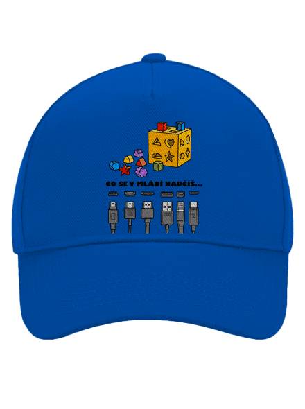 Co se v mládí naučíš kšiltovka baseballka Bright Royal