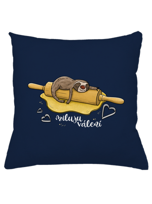 Miluju válení polštář Dark Navy