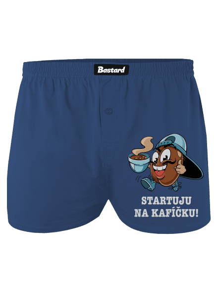 Startuju na kafíčku pánské trenky Blue