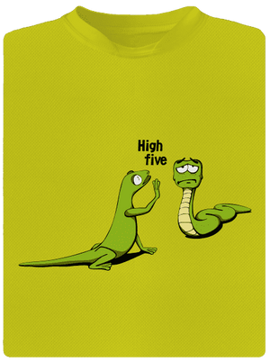 High Five dětské sportovní tričko Neon Yellow