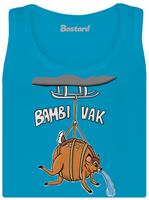 Bambi vak dámské tílko klasické Blue Atol