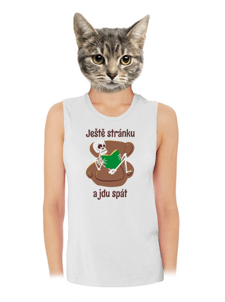 Ještě stránku dámské tílko volné White