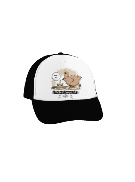 Strongest bird kšiltovka truckerka Black cap