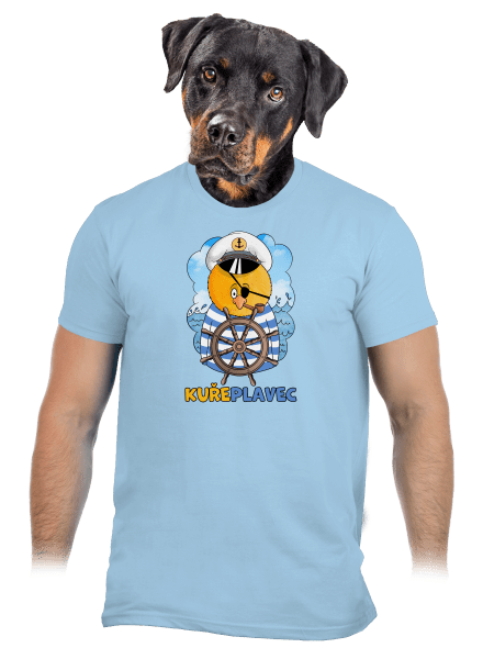 Kuřeplavec pánské tričko Sky Blue