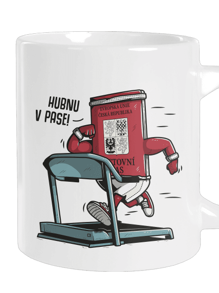 Hubnu v pase velký hrnek White