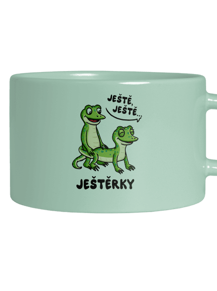 Ještě, ještě hrnek makronka Mint Macaron