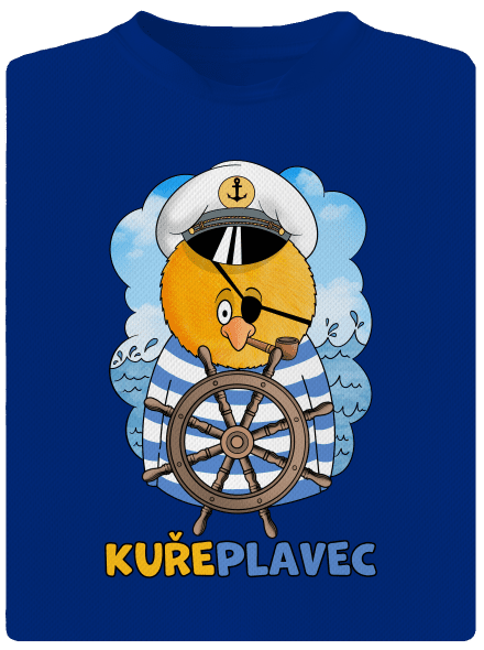 Kuřeplavec pánské sportovní tričko Royal Blue Mal