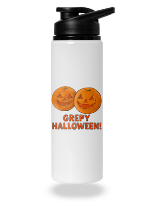 Grepy Halloween lahev na vodu White